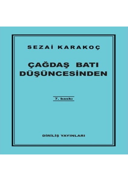 Çağdaş Batı Düşüncesinden