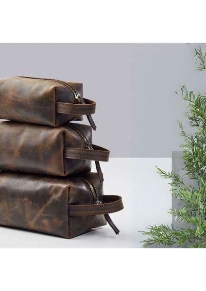 Panacea Dopp Kit / Hakiki Deri Seyahat % El Çantası indirimleri