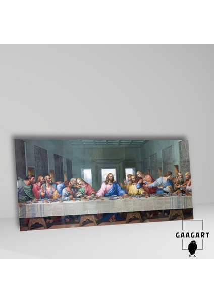 Panoramik Kanvas Duvar Tablosu Son Akşam Yemeği fiyatları