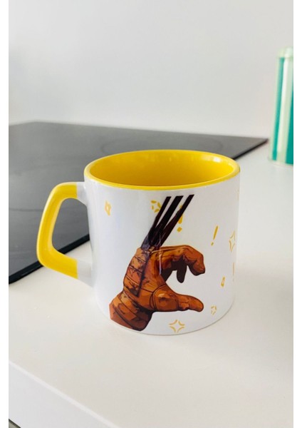 Sarı Renkli Güzel Tasarımlı Sıcak Içmek Için Kupa fiyatları