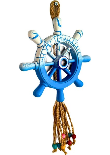 Mavi Orta Boy Dümen Kapı ve Duvar Süsü, Şık Dekorasyon Parçası modelleri