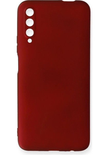 Huawei P Smart Pro / Y9S Kılıf First Silikon - Bordo