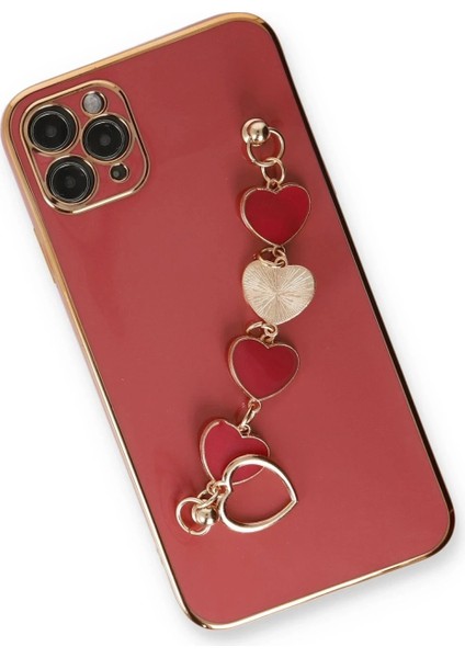 iPhone 11 Pro Max Kılıf Esila Silikon - Kırmızı modelleri