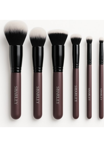 Çantalı 6'lı Makyaj Fırça Seti | Makeup Brush Set - 8684981985901 fiyatları