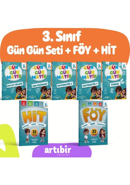 3. Sınıf Gün Gün Mega Yeni Nesil Soru Bankası Seti (Ev Ödevlerine Yardımcı Test ve Etkinlikler)