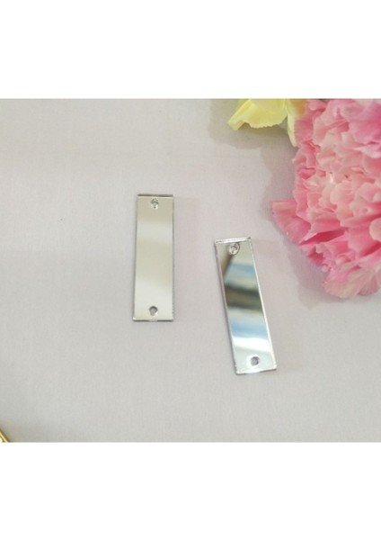 Akrilik Akvaryum Için 10 Adet Küpe Deliği Yapışkanlı Model Beyaz