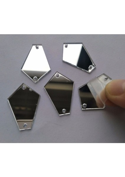 Akrilik Ayna Bağlantı Parçaları 4cm 10'lu Set Beyaz