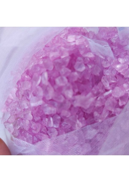 Pembe Epoksi Cam Kırığı, 300G, Güzel ve Şeffaf Tasarım