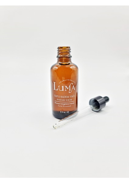 Tatlı Badem Yağı - Soğuk Sıkım Saf (50 Ml)