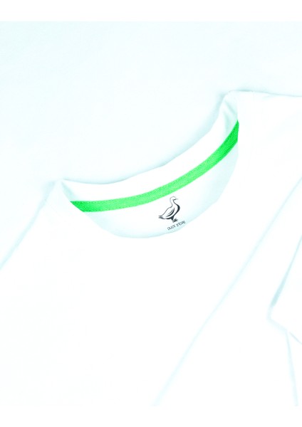 Godbunny | Beyaz Renk | Baskılı Erkek T-Shirt | Oversize indirimleri