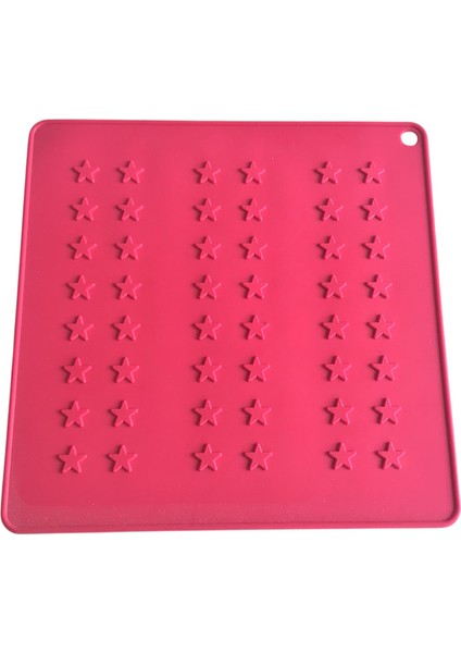 Bybirgül Slilikon Yıldız Kırmızı Nihale 17X17 cm Airfyer Pişirme Matı + SPATULA(1ADET) fiyatları