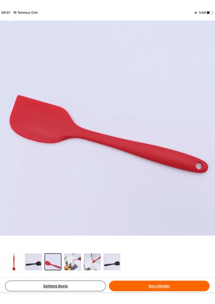 Bybirgül Slilikon Yıldız Kırmızı Nihale 17X17 cm Airfyer Pişirme Matı + SPATULA(1ADET) fırsatları