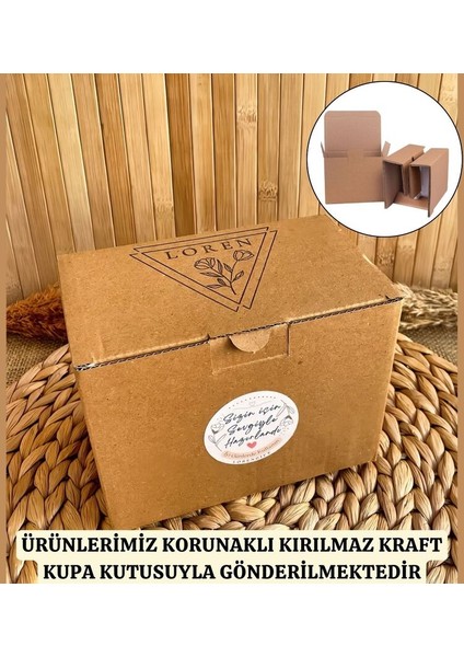 Kişiye Özel Isimli Nescafe Fincanı Günbatımı Çiçekleri modelleri