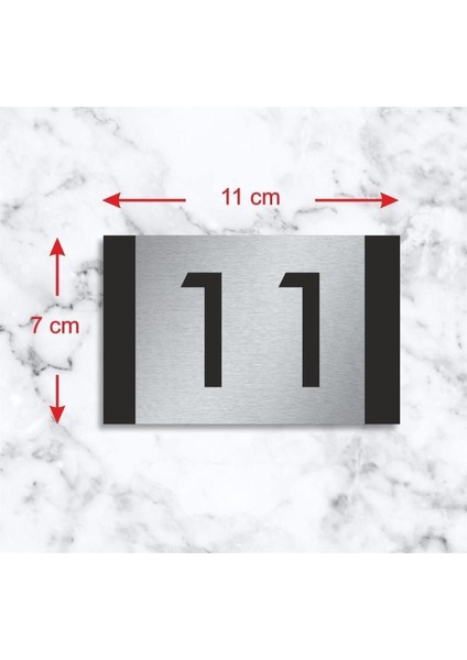 Turuncu Daire Kapı Numarası No:11, Şık ve Modern Tasarım