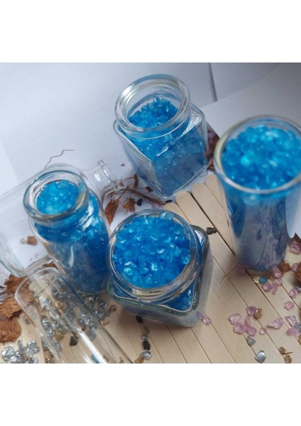 Mavi Epoksi Cam Döküm Kırıkları 500GR, Güçlü ve Dayanıklı Malzeme Seti fiyatları