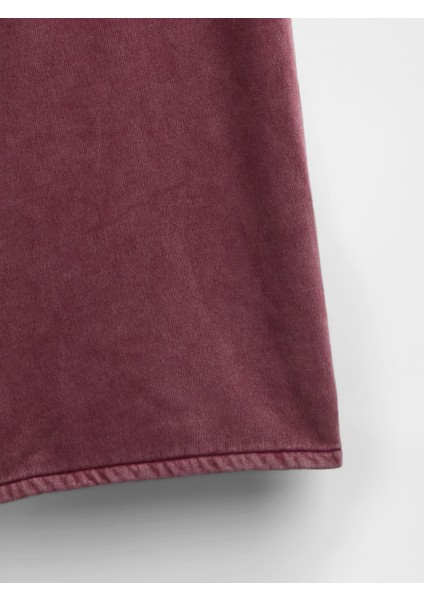 Kadın Bordo Vintagesoft Baggy Wide-Leg Pantolon modelleri