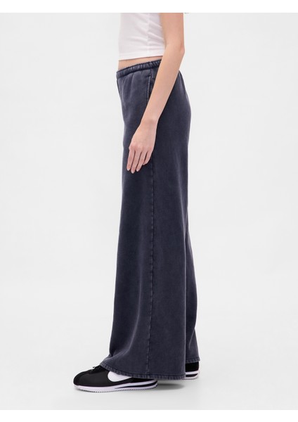Kadın Lacivert Vintagesoft Baggy Wide-Leg Pantolon indirimleri