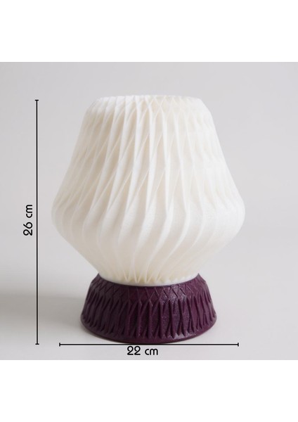 Tera El Yapımı Abajur – Reçine Taban, Beyaz Özel Tasarım Şapka | Modern Retro Stil indirimleri