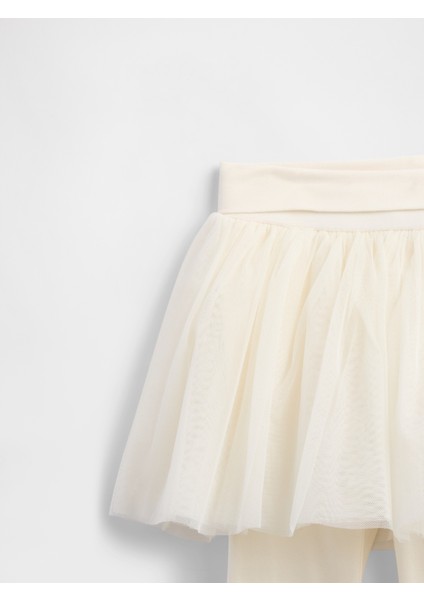 Kız Bebek Beyaz Babygap Tül Etek Tayt fiyatları