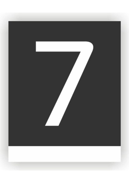 Turuncu Pleksi Dikey Kapı Numarası, Şık ve Dayanıklı Giriş Numarası.