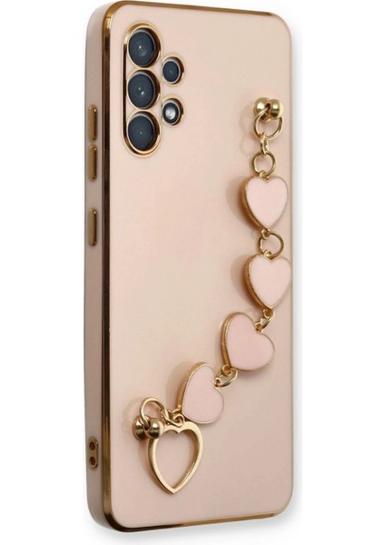 Samsung Galaxy A32 Kılıf Esila Silikon - Pudra