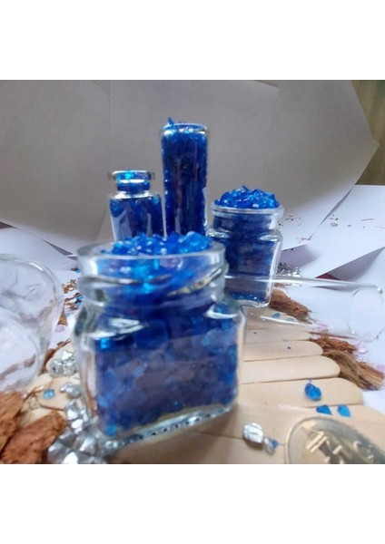 Lacivert Epoksi Cam Dökümü, 100G, Yüksek Kalite ve Dayanıklılık Sağlar.