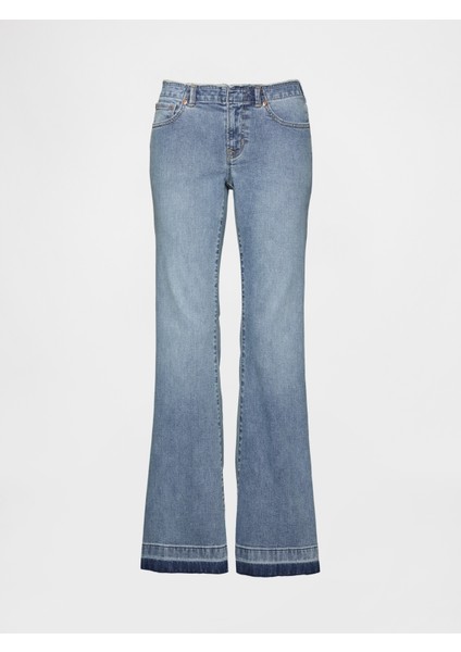 Kadın Mavi Düşük Bel Uzun ve Ince Jean Pantolon fiyatları