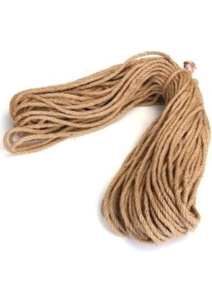 Turuncu 6mm Jüt Halat, Kendir ve Urgan Ip, 206MM ve 20CM Uzunlukta