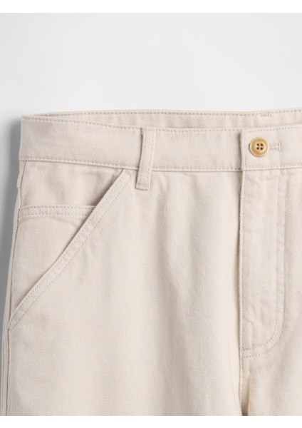 Erkek Krem Rahat Utility Khaki Pantolon modelleri