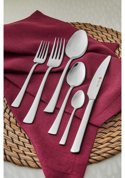 Giza 72 Parça Paslanmaz Çelik Çatal Kaşık Bıçak Takımı – Klasik Parlak Seri