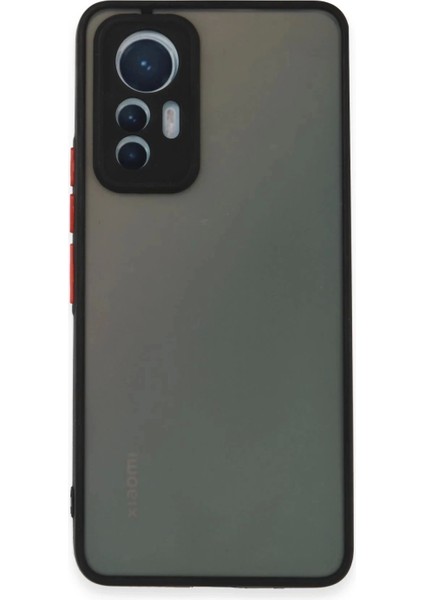 Xiaomi Mi 12 Lite Kılıf Montreal Silikon Kapak - Siyah