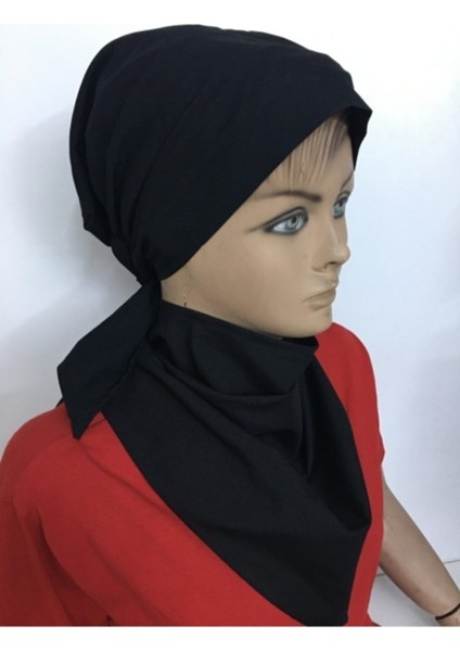 Siyah Temizlik ve Mutfak Şapkası Iş Bone Aşçı Kep Bandana