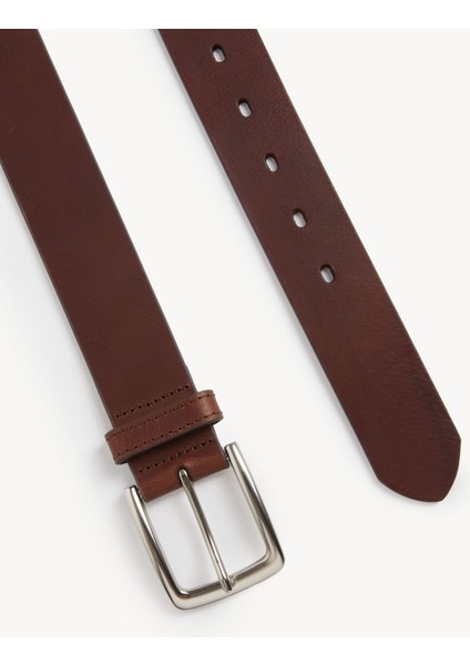 Regular Fit Deri Kemer