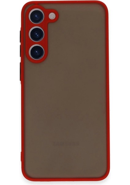Samsung Galaxy S23 Plus Kılıf Montreal Silikon Kapak - Kırmızı