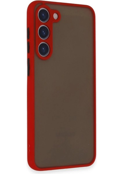 Samsung Galaxy S23 Plus Kılıf Montreal Silikon Kapak - Kırmızı fiyatları