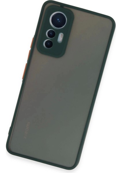 Xiaomi Mi 12 Lite Kılıf Montreal Silikon Kapak - Yeşil modelleri