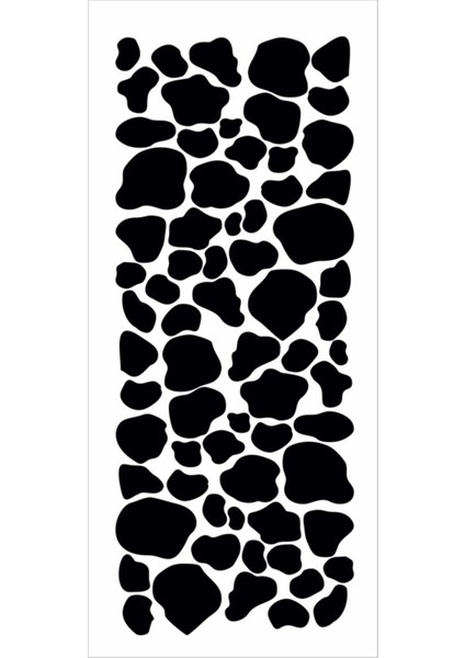 Turuncu Inek Desenli Kapı ve Duvar Dekor Stickeru fiyatları