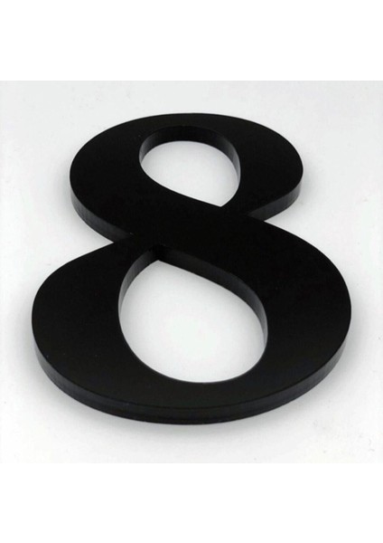 Turuncu Siyah Pleksi Kapı Numarası, Kendinden Yapışkanlı, Modern ve Şık Tasarım modelleri