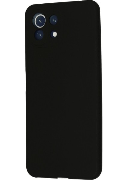 Xiaomi Mi 11 Lite Kılıf Nano Içi Kadife Silikon - Siyah modelleri