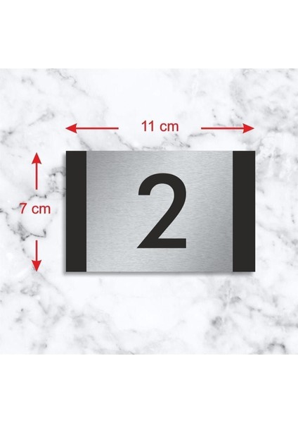 Turuncu Daire Kapı Numarası No:2, Şık ve Modern Ev Dekoru Için Ideal Seçenek