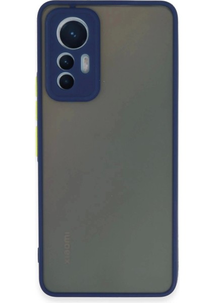 Xiaomi Mi 12 Lite Kılıf Montreal Silikon Kapak - Lacivert