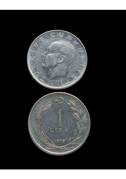 1965 1 Türk Lirası Koleksiyon Para. Koleksiyon Başlangıç Setleri. Antika Darpane Hobi .