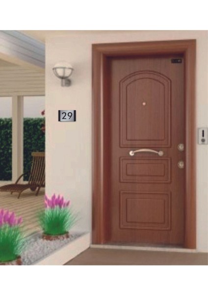 Turuncu Daire Kapı Numarası No:2, Şık ve Modern Ev Dekoru Için Ideal Seçenek fiyatları