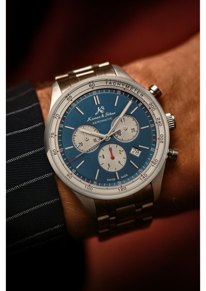 Aeromatic Chronograph Swiss Made Çelik Erkek Kol Saati indirimleri