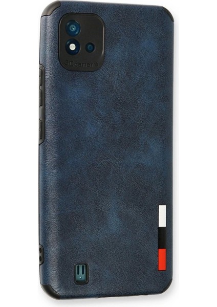 Realme C11 2021 Kılıf Loop Deri Silikon - Lacivert fiyatları