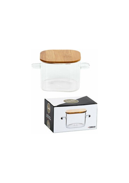 Cambu Bambu Kapaklı Borosilikat Cam Mini Tencere 700 ml modelleri