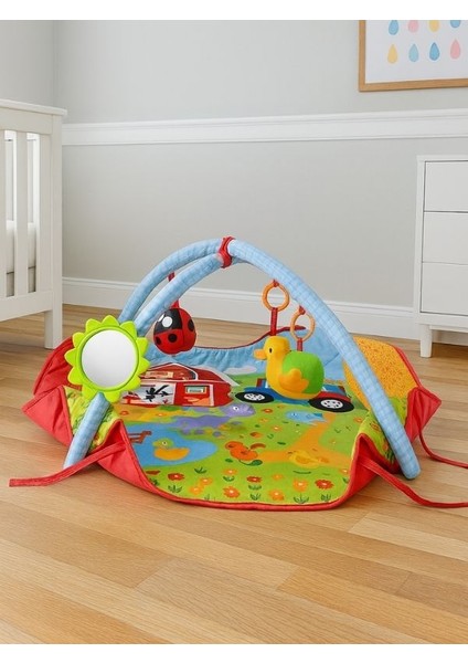 Hayvanlar Dünyası 3'ü 1 Arada Bebek Oyun Seti-Oyun Halısı/top Havuzu/aktivite Matı modelleri