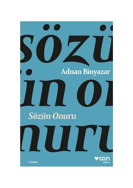 Can Yayınları Sözün Onuru