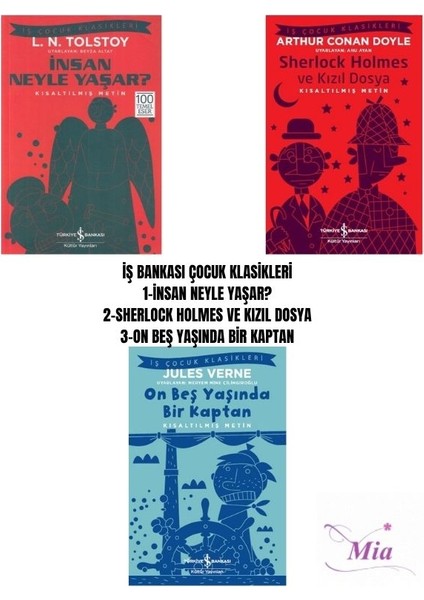 Iş Bankası Çocuk İNSAN NEYLE YAŞAR KİTAP SETİ