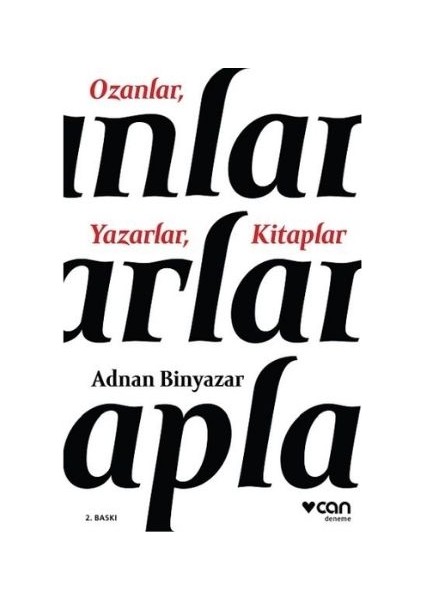 Can Yayınları Ozanlar Yazarlar Kitaplar